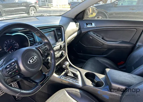 2015 Kia Optima Sx Turbo from USA, damaged, VIN 5XXGR4A61FG419660